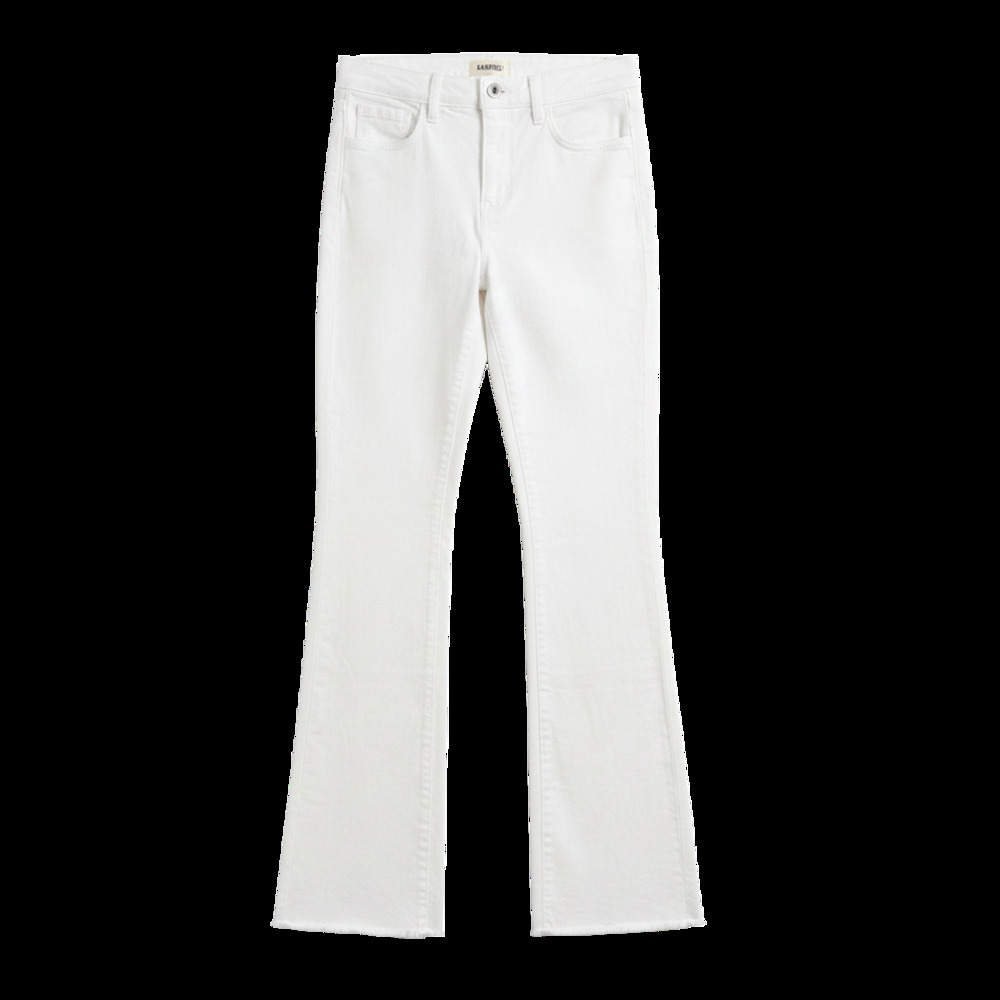 L'Agence High Rise White Ruth Denim Jeans Size 25